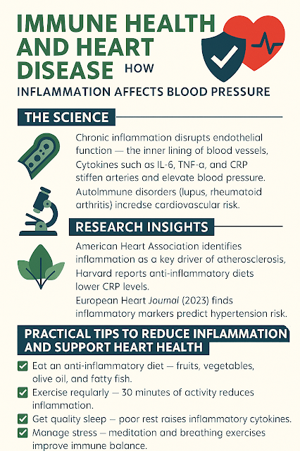 Immune Health and Heart Disease: How Inflammation Affects Blood Pressure