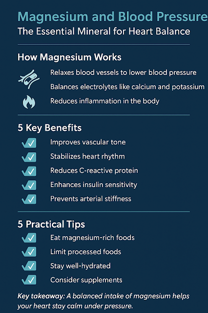 Magnesium and Blood Pressure: The Essential Mineral for Heart Balance