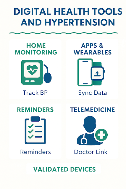 Digital Health Tools and Hypertension: Can Apps and Wearables Improve Blood Pressure Control?